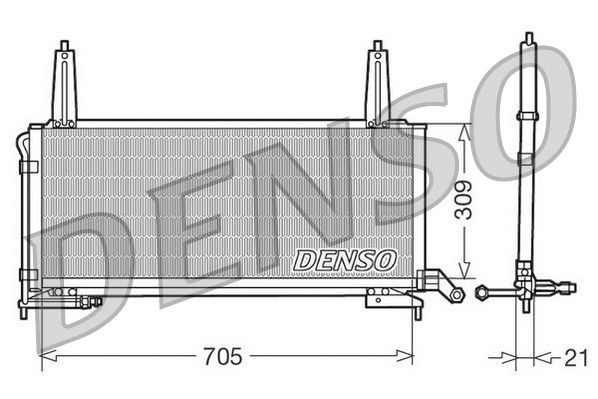 Condenser, air conditioning (DCN11006)