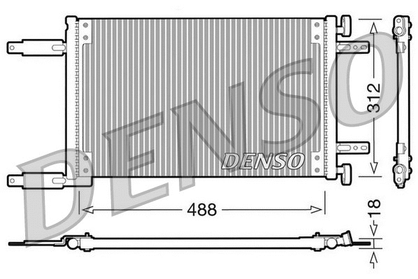 Condenser, air conditioning (DCN09041)