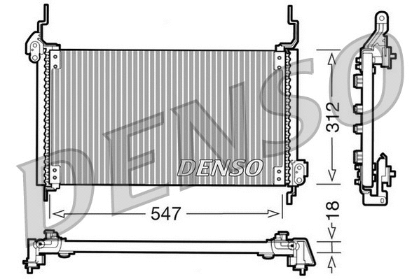 Condenser, air conditioning (DCN09015)