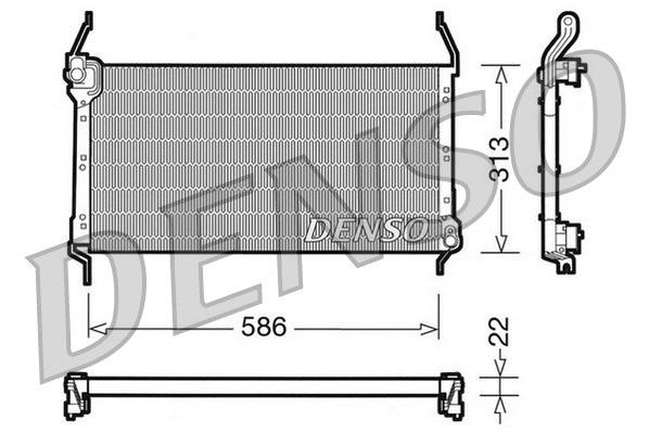 Condenser, air conditioning (DCN09013)