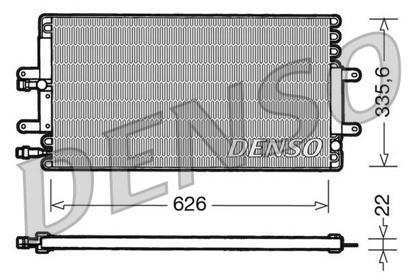 Condenser, air conditioning (DCN23001)