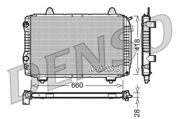 Radiator, engine cooling (DRM09071)