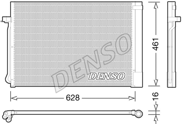 Condenser, air conditioning (DCN05013)