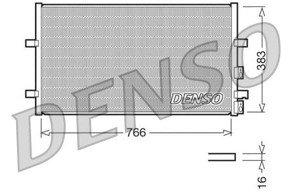 Condenser, air conditioning (DCN10009)