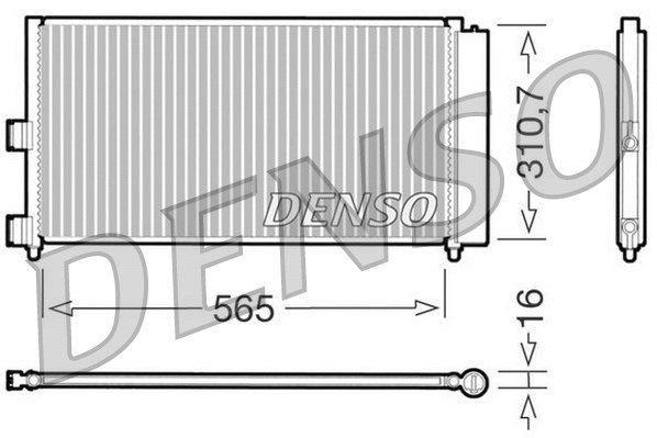 Condenser, air conditioning (DCN09070)