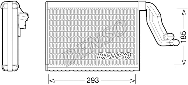 Evaporator, air conditioning (DEV05001)