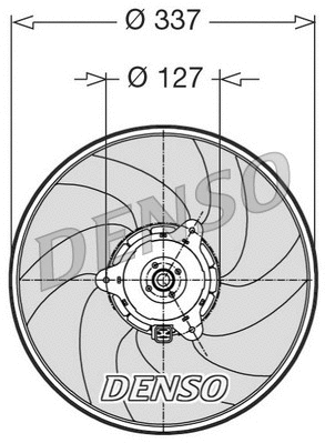 Fan, engine cooling (DER21002)