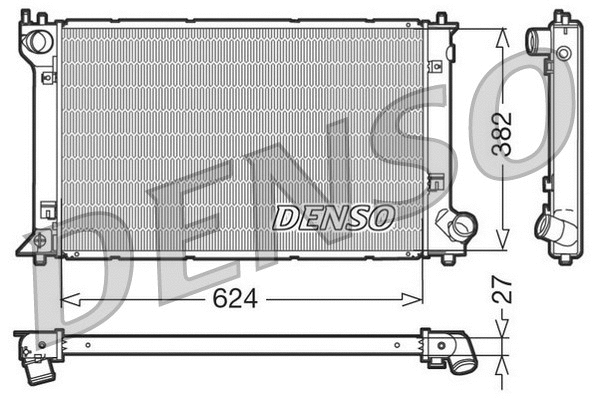 Radiator, engine cooling (DRM50027)