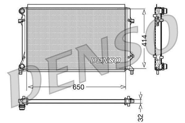 Radiator, engine cooling (DRM32016)