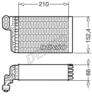 Evaporator, air conditioning (DEV09015)