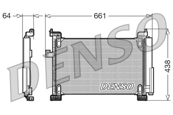 Condenser, air conditioning (DCN09085)