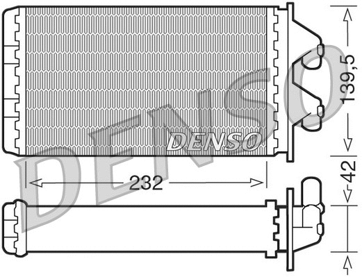 Heat Exchanger, interior heating (DRR09081)