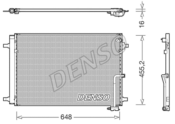 Condenser, air conditioning (DCN02042)