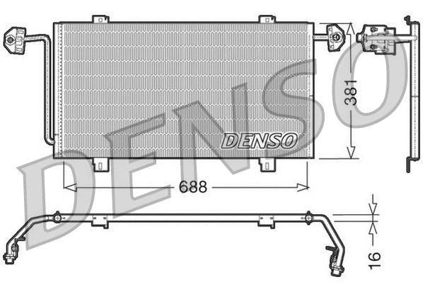 Condenser, air conditioning (DCN23023)