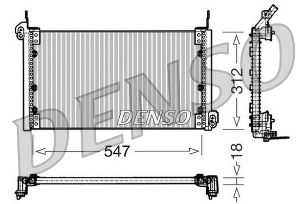Condenser, air conditioning (DCN09080)