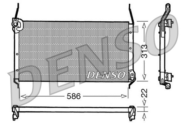 Condenser, air conditioning (DCN09017)