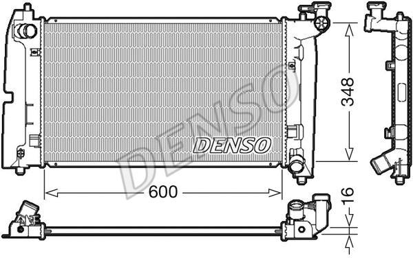 Radiator, engine cooling (DRM50085)