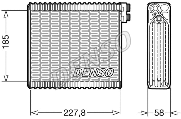 Evaporator, air conditioning (DEV09011)