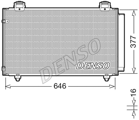 Condenser, air conditioning (DCN50043)