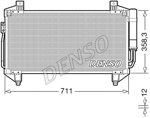 Condenser, air conditioning (DCN45011)