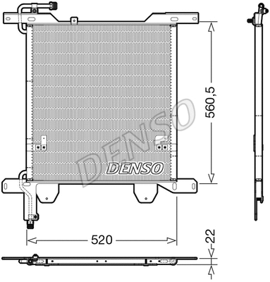 Condenser, air conditioning (DCN99074)