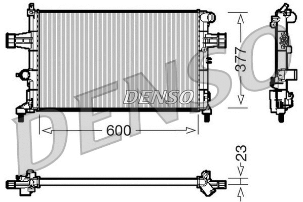 Radiator, engine cooling (DRM20083)