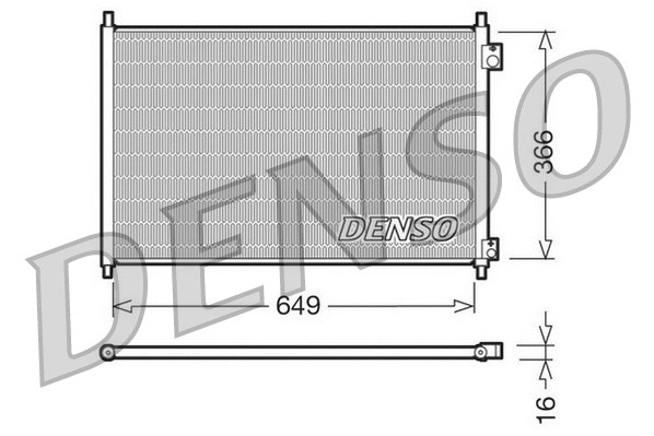 Condenser, air conditioning (DCN40006)
