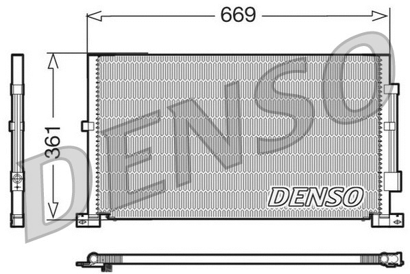 Condenser, air conditioning (DCN10012)