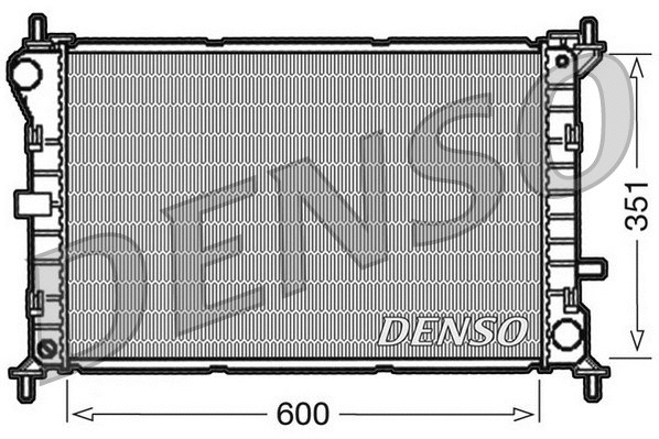 Radiator, engine cooling (DRM10051)