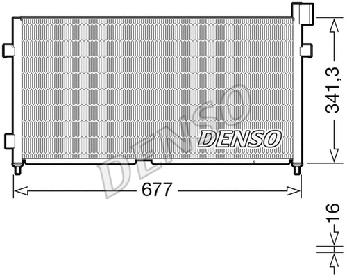 Condenser, air conditioning (DCN99056)