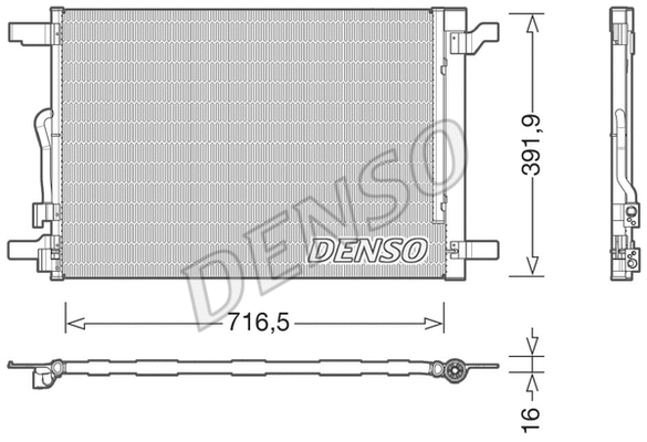 Condenser, air conditioning (DCN32024)