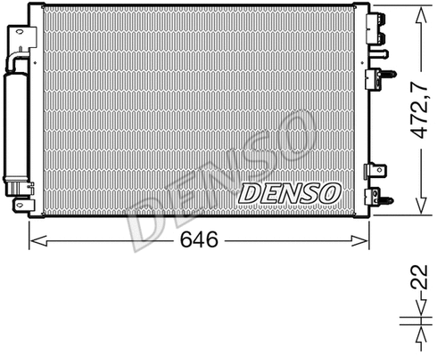 Condenser, air conditioning (DCN13022)