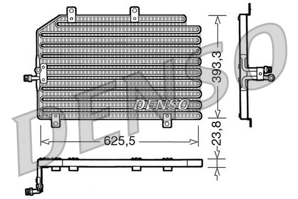 Condenser, air conditioning (DCN01022)