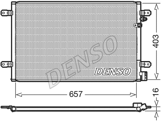 Condenser, air conditioning (DCN02031)