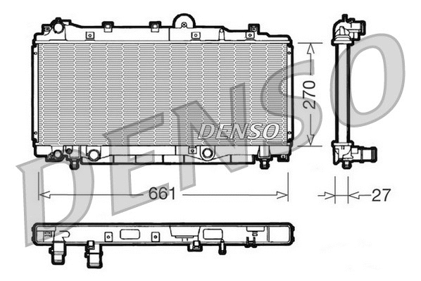 Radiator, engine cooling (DRM09093)