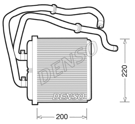 Heat Exchanger, interior heating (DRR12003)