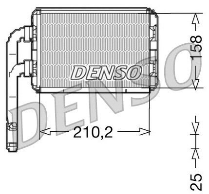 Heat Exchanger, interior heating (DRR23016)