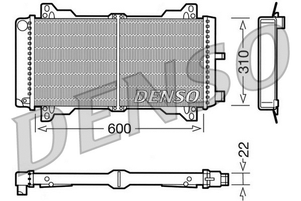 Radiator, engine cooling (DRM10013)