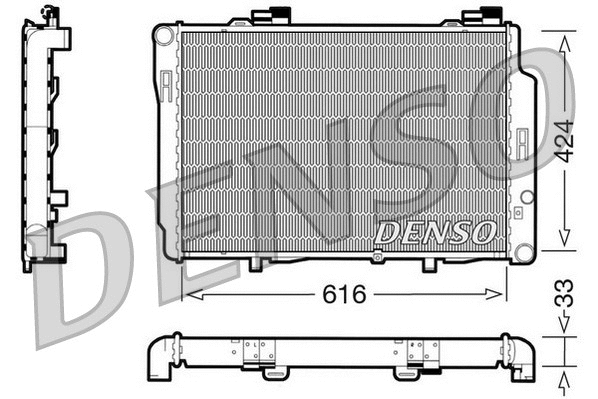 Radiator, engine cooling (DRM17070)