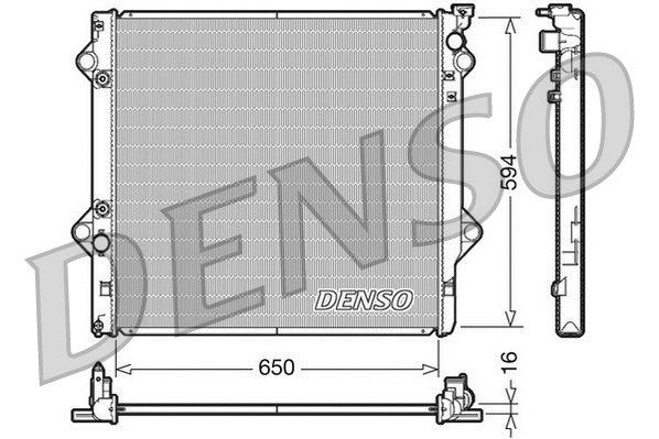 Radiator, engine cooling (DRM50036)