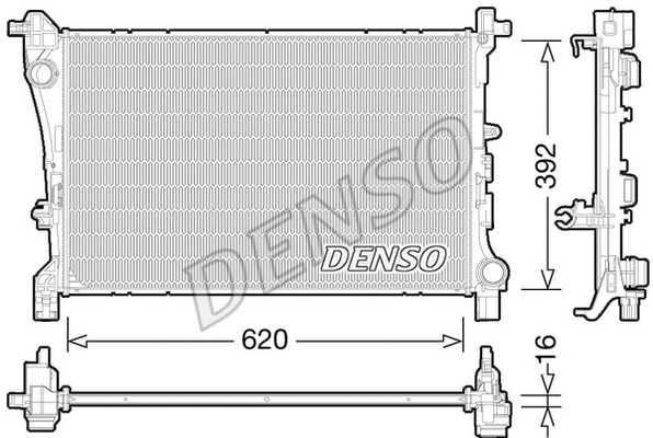 Radiator, engine cooling (DRM09166)