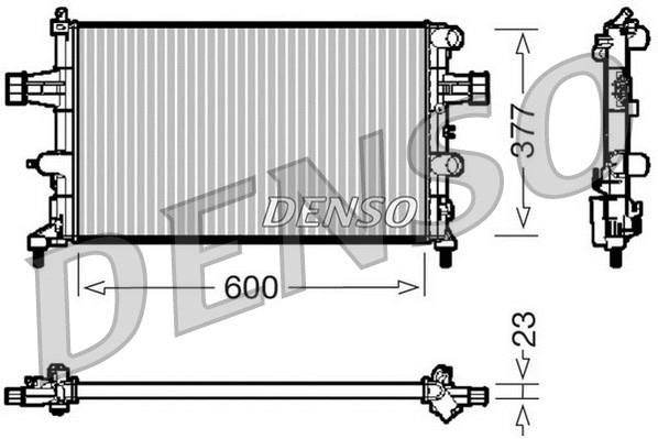 Radiator, engine cooling (DRM20081)