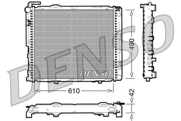 Radiator, engine cooling (DRM17036)