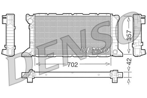 Radiator, engine cooling (DRM10099)