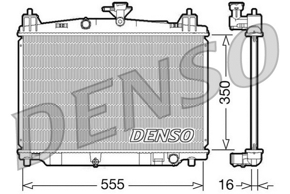 Radiator, engine cooling (DRM44016)