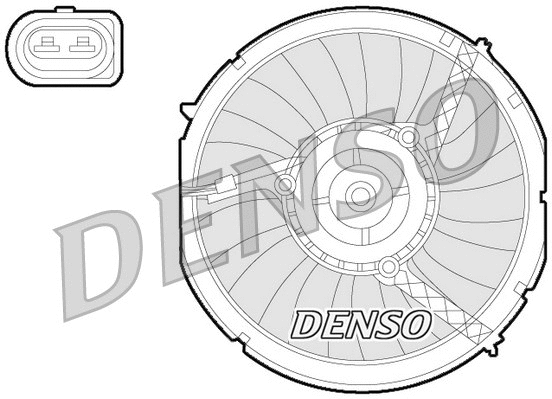 Fan, engine cooling (DER02003)