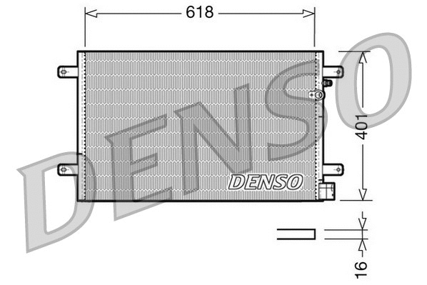Condenser, air conditioning (DCN02006)