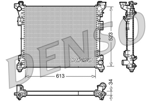 Radiator, engine cooling (DRM06006)