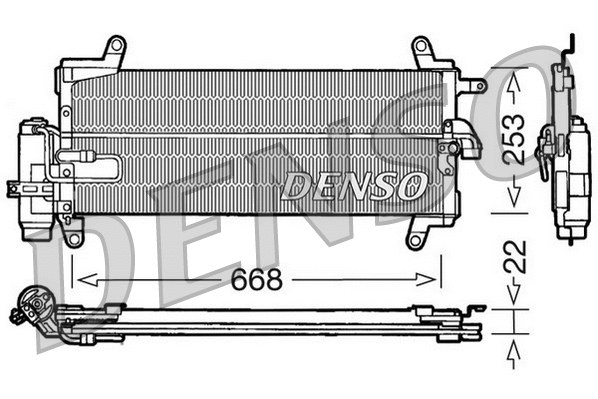 Condenser, air conditioning (DCN09093)