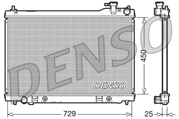Radiator, engine cooling (DRM46100)